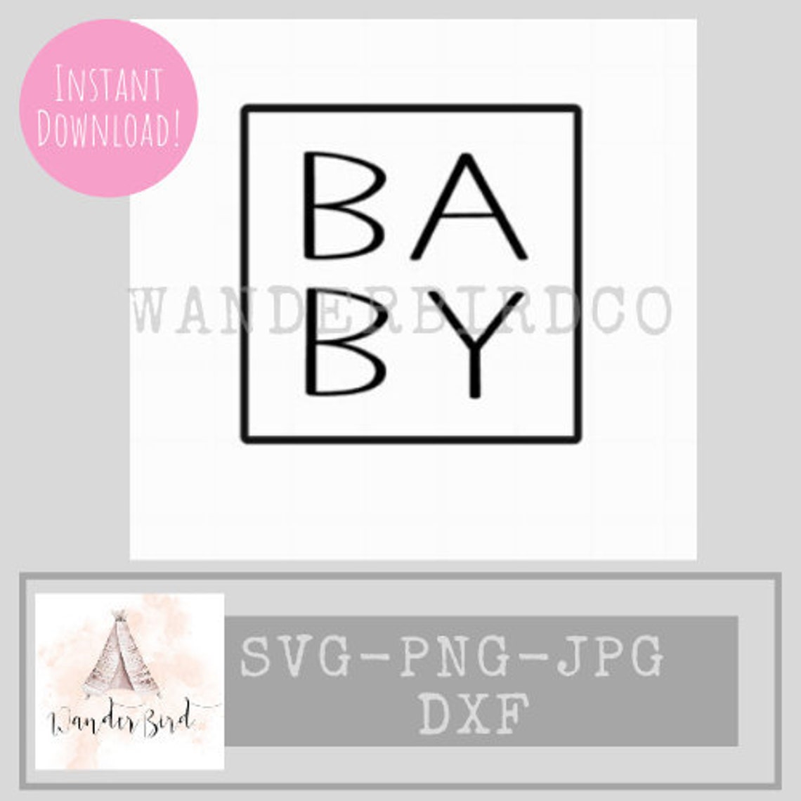 Baby Square Svg - Baby Svg - Baby Sister Designs SVG - Baby Brother Svg ...