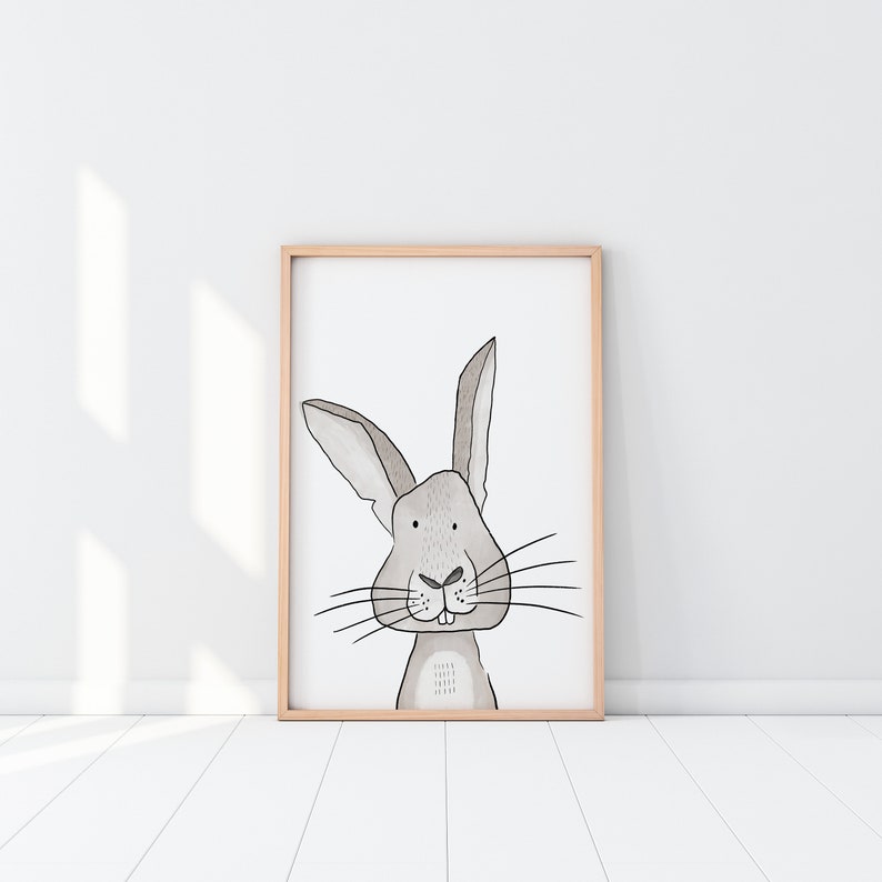 Nursery Decor Woodland Forest Animal Nursery Print Set Nursery Wall Art