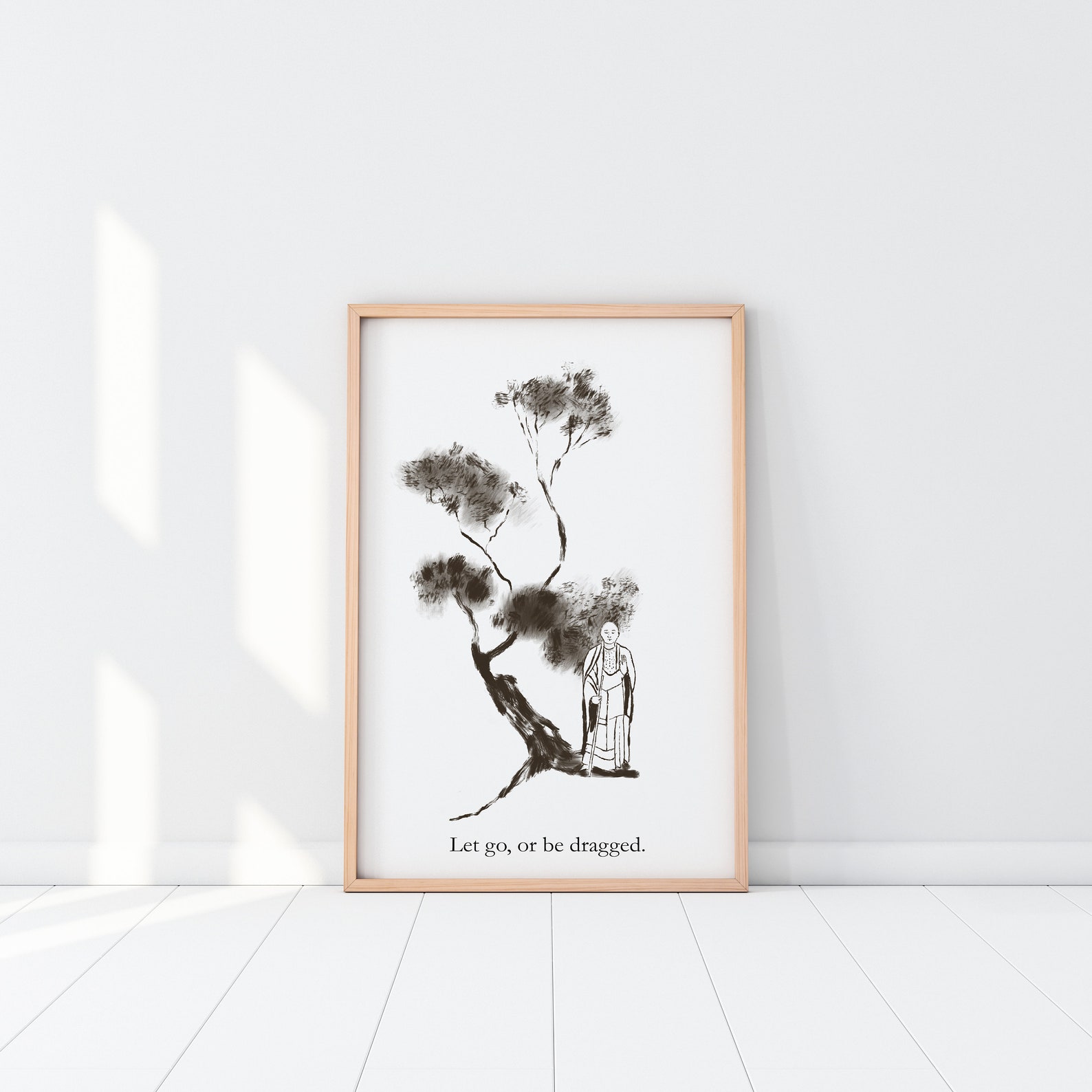 Inspirational Zen Quote Zen Yoga Wall Art Home and Office | Etsy