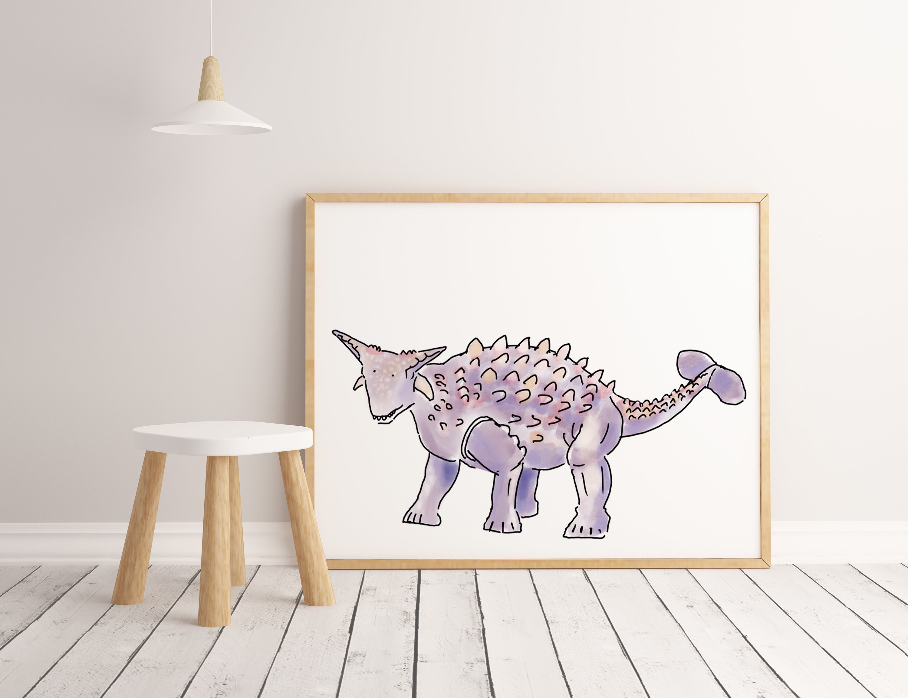 Kids Room Dinosaur Print Dinosaur Wall Art Nursery Decor | Etsy