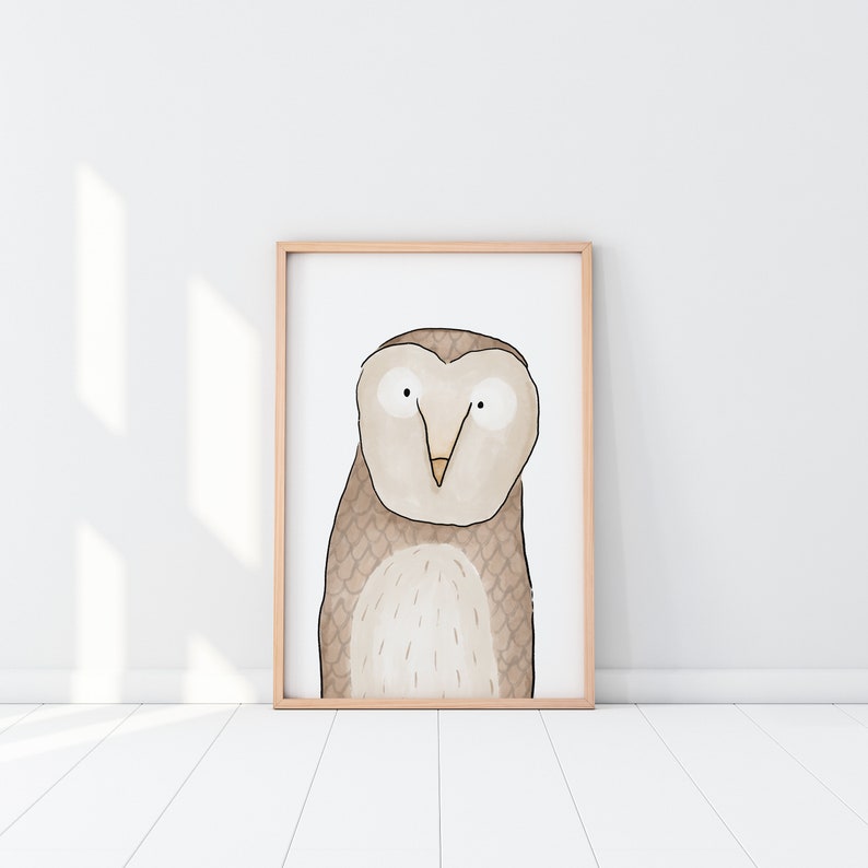 Nursery Decor Woodland Forest Animal Nursery Print Set Nursery Wall Art