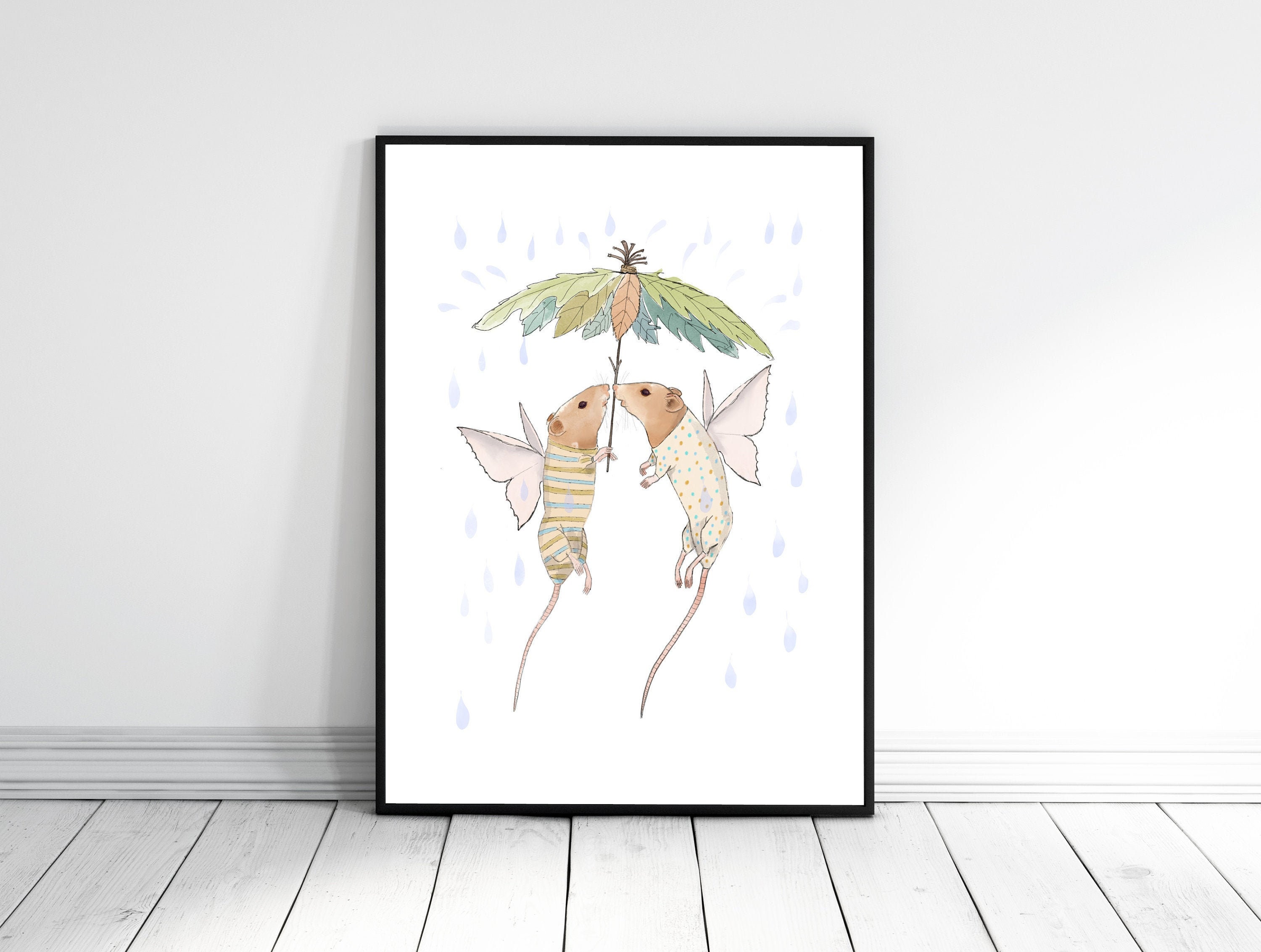 Fairy Print Fairy Wall Art Home and Nursery Decor | Etsy