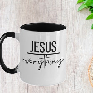 Jesus Becher, Christian Becher, Glauben Kaffeebecher, Bibel Kaffeetasse, Bibel-Vers-Becher, religiöse Geschenk, Kirche Kaffeebecher, Christian Tasse