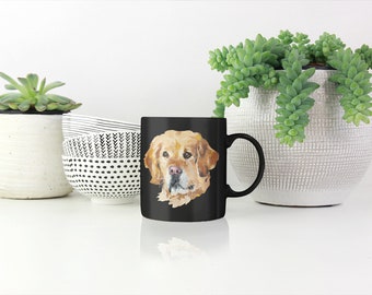 Labrador tazza di caffè, Labrador mamma tazza, Labrador papà tazza, cane foto tazza, cane ritratto tazza, Labrador tazza di caffè, giallo lab tazza, lab tazza di cane