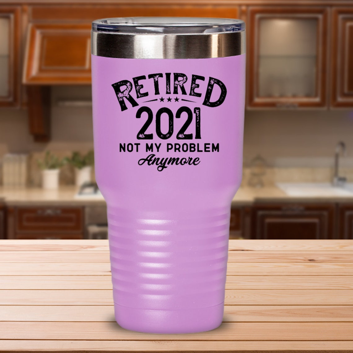 Retirement insulated tumbler with lid retired 2021 tumbler Etsy