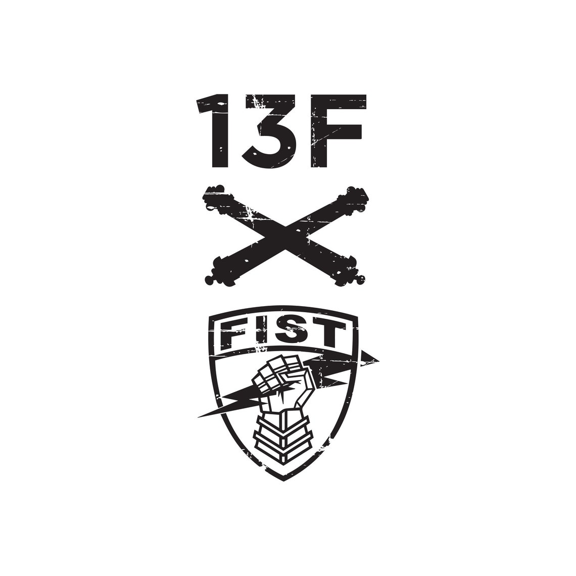 13f Army Fister Logo - Army Military