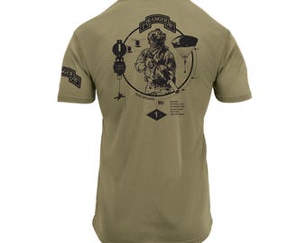 1° Battaglione Ranger (maglietta dell'esercito)