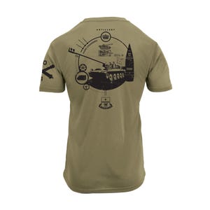 1-30 Field Artillery M110A2 Army T-shirt