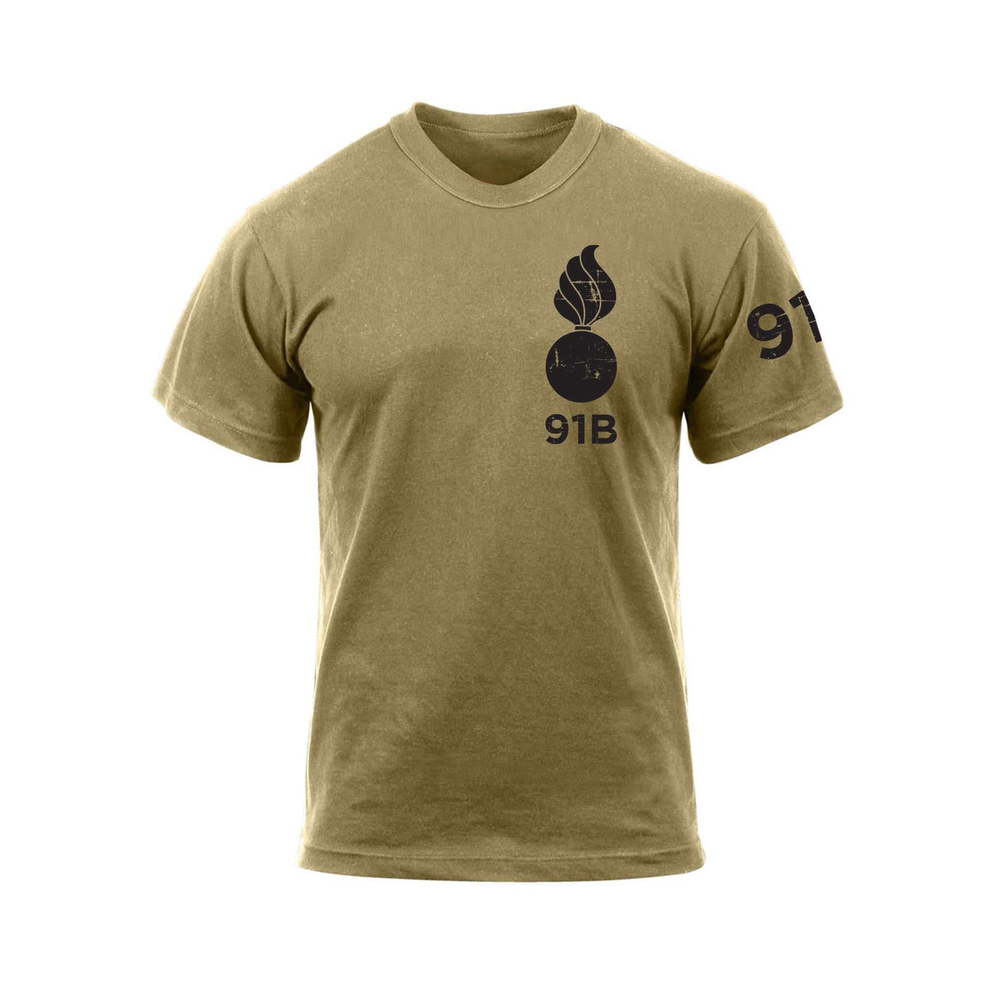 91B Wheeled Vehicle Mechanic (army T-shirt) - Etsy
