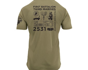 0621 Field Radio Operator Marine Shirt - Etsy
