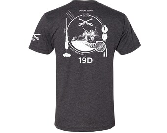 19D Cavalry Scout bradley Army T-shirt 