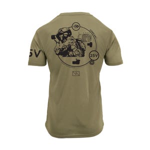 25V Combat Photographer Army T-shirt