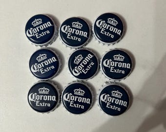 Pack of 50 Corona bottle caps for crafting