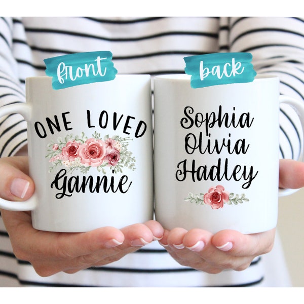 Gannie Gift for Gannie | Christmas Gift for Gannie | Personalized Gannie Gift | Birthday for Mother In Law | Gannie Coffee Mug
