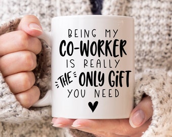 Co-worker Gift for Co-worker | Coworker Christmas Gift | Co-worker Birthday Gift | Funny Co-worker Gifts | Coffee Cup | Coffee Mug