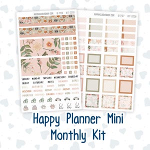 HP - Monthly - Kit 0209- Forest Friends - März - Für Mini Happy Planner