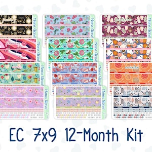 EC 7 x 9 - Kit 12 mois - 2025 - Pour agenda Erin Condren