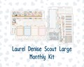 Kit 0255 - Laurel Denise The Scout Planner Large - Monthly Kit - February - Cottagecore Kitties product logo