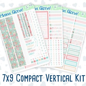 Kit 0211- 7x9 Compact Vertical - Spring Chores- Weekly - March