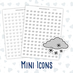 Snowy Weather - Doodle Icon Sticker