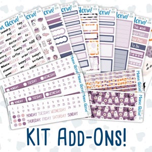 Kit 0236 - Add Ons - October - Sweet & Spooky - Planner Stickers