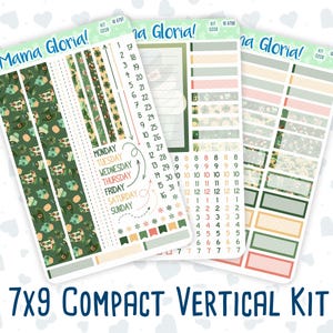 Kit 0208- 7x9 Compact Vertical - Shamrock Lane- Weekly - March