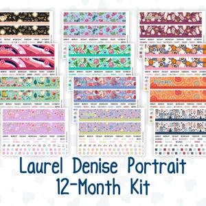 Portrait de Laurel Denise - Kit 12 mois - 2025- Pour les agendas