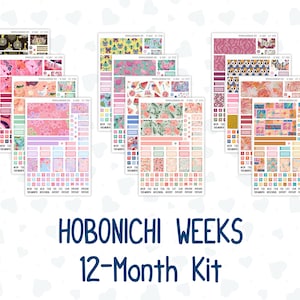 Kit 12 mois - Pour les semaines Hobonichi