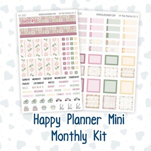Kit 0232 - HP Mini - Monthly Kit - September - Erbstück Garten - Für Mini Happy Planner