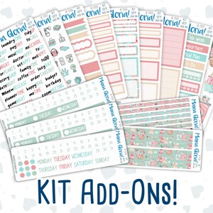 Kit 0211 Compléments - Tâches de printemps - Mars - Stickers pour agendas - Kit