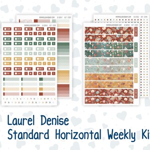 Kit 0191 Laurel Denise Format standard - Hebdomadaire - Disposition horizontale - Récolte d'automne - Octobre - automne