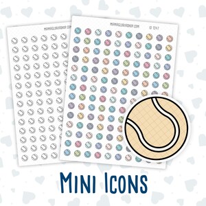 Tennis Ball - Sports - Doodle Icon-Sticker