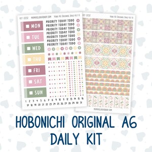Kit 0232 - A6 Hobonichi Original - Daily Kit - September - Heirloom Garden
