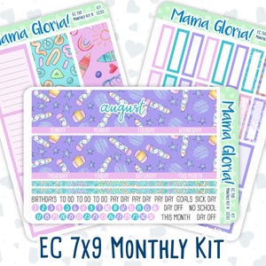 Kit 0230 - 7x9 - EC Monthly Kit - August - School Daze