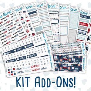 Kit 0198-add-ons - vakantiedorp - december - kerst - plannerstickers - set 2024