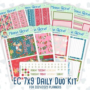 Kit 0197-7 x 9 Daily Duo - Magische Notenkraker - december - Kerstmis - Planner