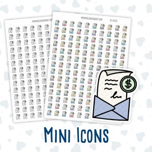 Factuurbetaling - Budgettracker - Doodle Icon-Sticker