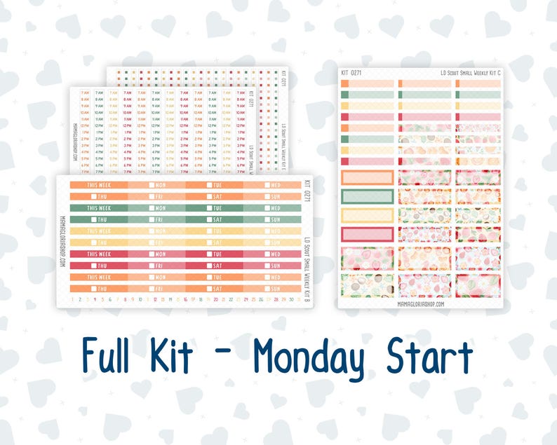 Kit 0271 - Laurel Denise the Scout Planner Small - Weekly Kit - June ...