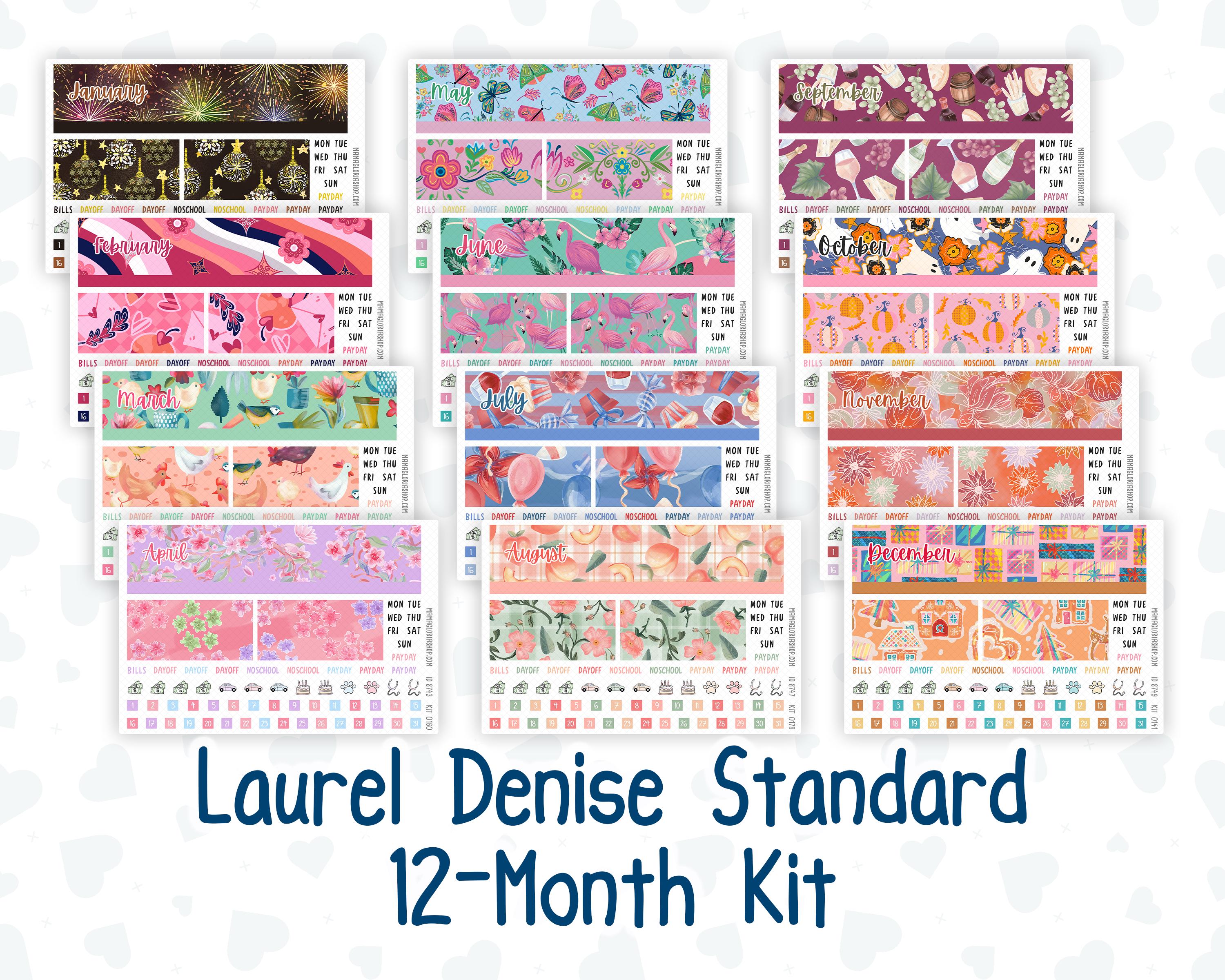 12-month Kit- Laurel Denise Large the Nancy & Anne Planner - Former ...