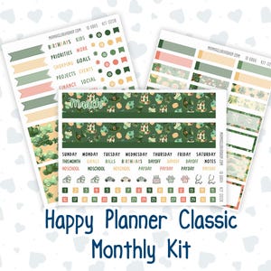 HP - Monthly - Kit 0208- Shamrock Lane - März - Für den klassischen Happy Planner