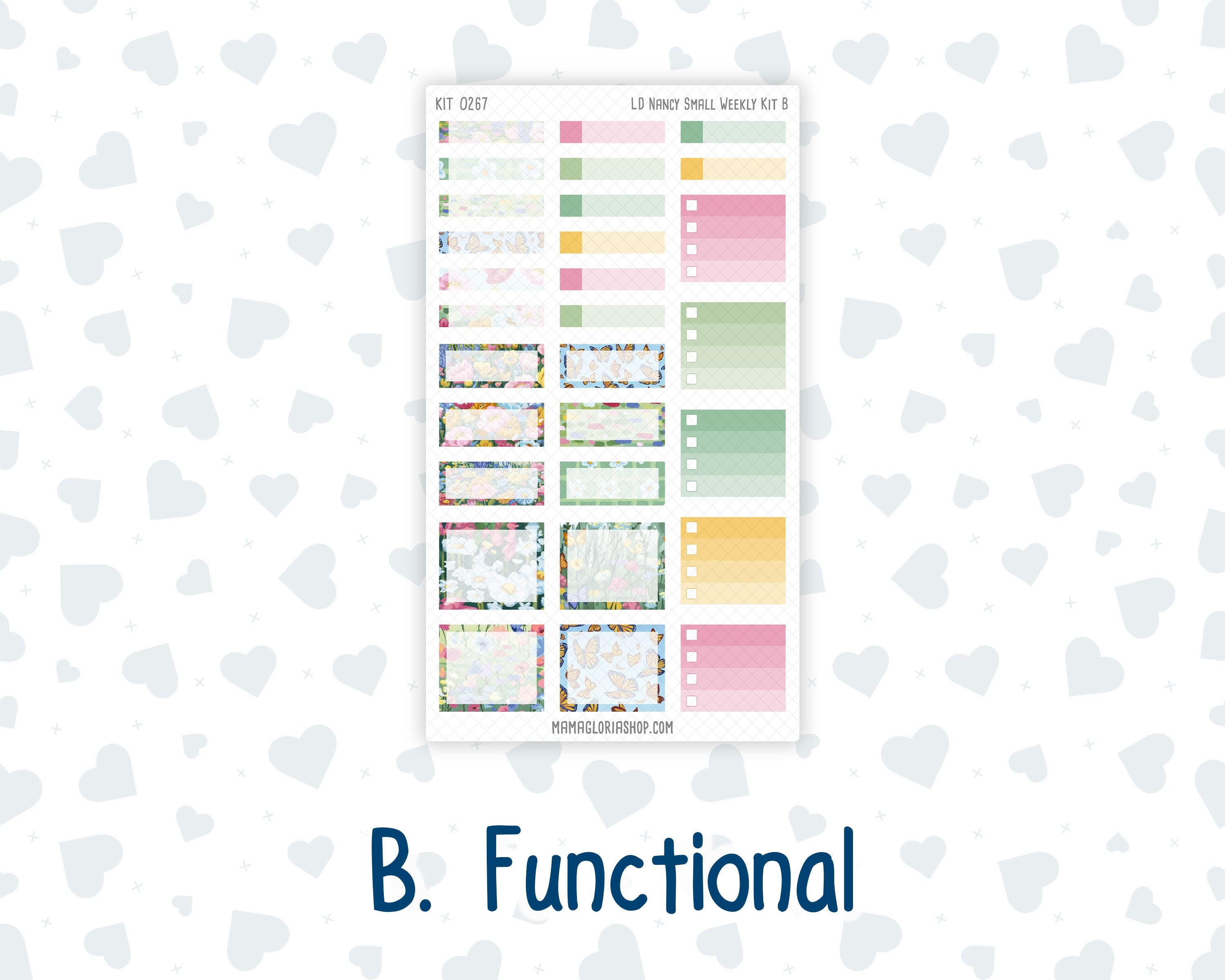 Kit 0267 - Laurel Denise the Nancy Planner Small - Weekly Kit - May ...
