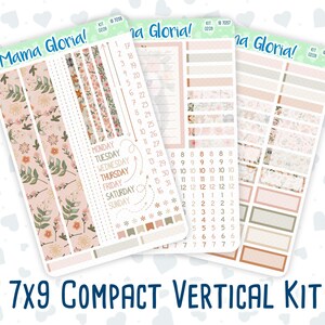 Kit 0209- 7x9 Compact Vertical - Forest Friends- Weekly - March