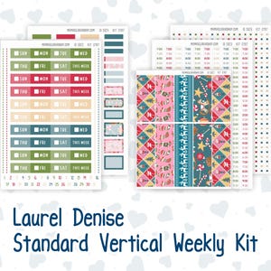 Kit 0197 Laurel Denise - Taille standard - Hebdomadaire - Disposition verticale - Casse-noisette magique - Décembre-Noël