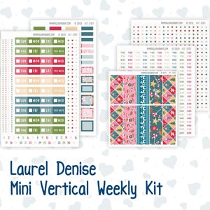 Kit 0197 Laurel Denise miniformaat – wekelijks – verticale lay-out – notenkrakermagie – december – kerst
