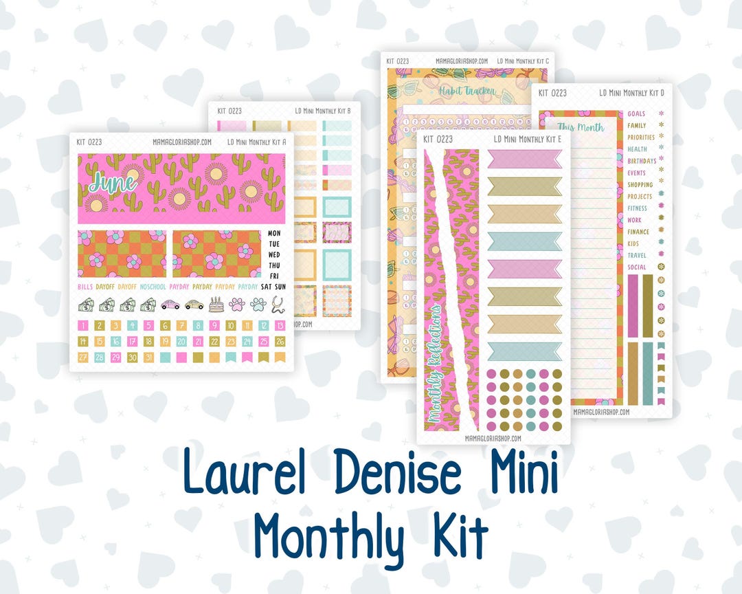 Kit 0223 - Laurel Denise Small the Nancy & Anne Planner - Former Mini ...