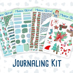 Kit 0196- Winter Warmte - Dagboekkit - december - Kerstmis - voor planner - notitieboek - dagboek