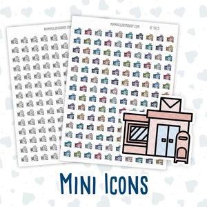 Post - Mail Drop - Paket senden - Doodle Icon-Sticker