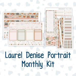 Kit 0209 Laurel Denise Portrait  – Monthly - Forest Friends - March