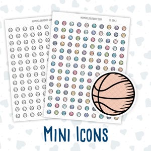 Basketball- Game Equipment - Doodle Icon-Sticker