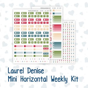 Kit 0197 Laurel Denise miniformaat – wekelijks – horizontale lay-out – notenkrakermagie – december – kerst